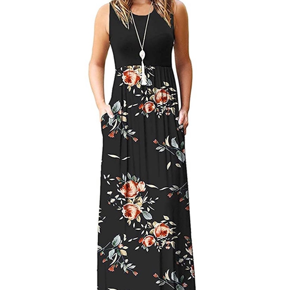 Floral maxi dress